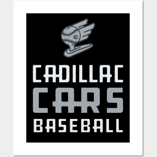 Cadillac Cars Baseball (light) Posters and Art